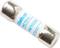 Fuse marked '44/100A Littelfuse Fast-Acting', silver with white label, for electronic protection applications.