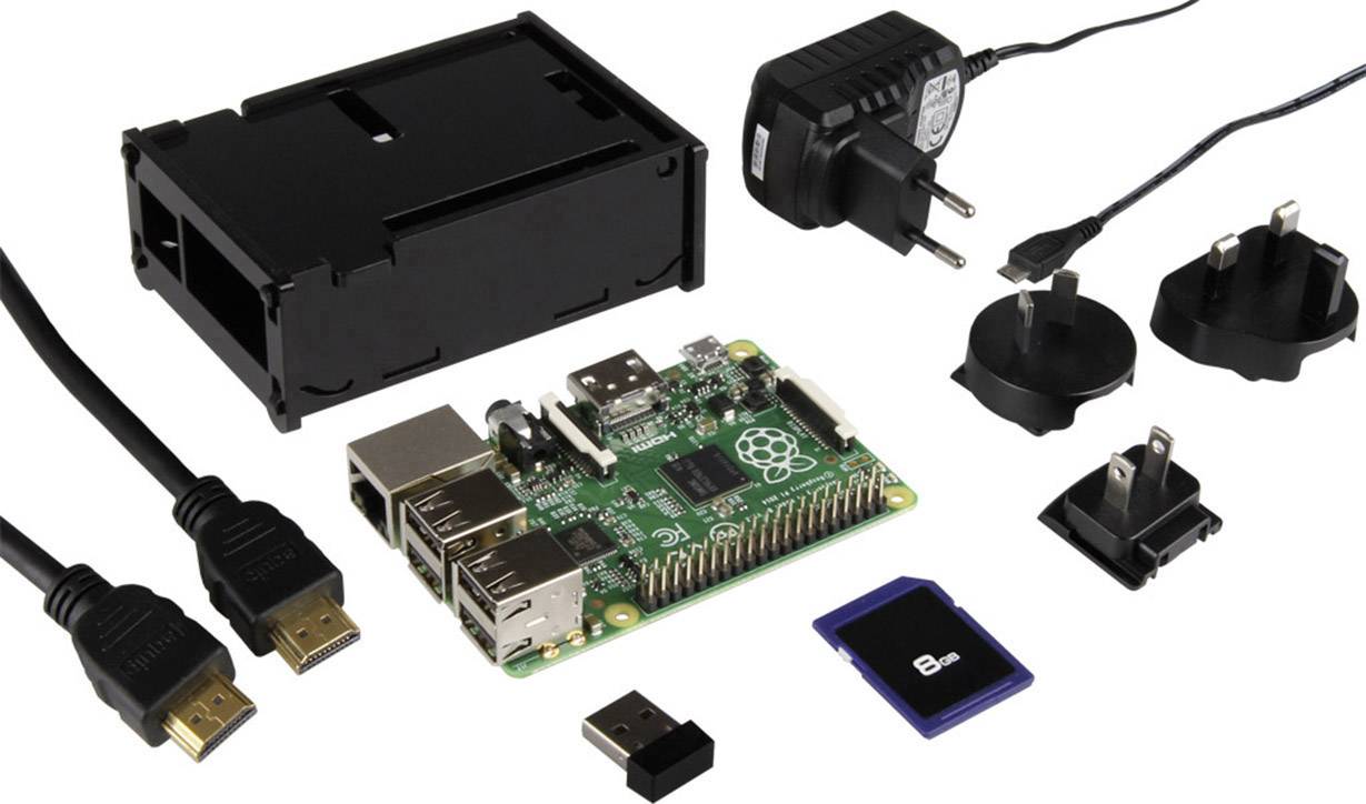 Raspberry Pi® rb-RaspB-PLUS-Startset 512 MB | Conrad.com