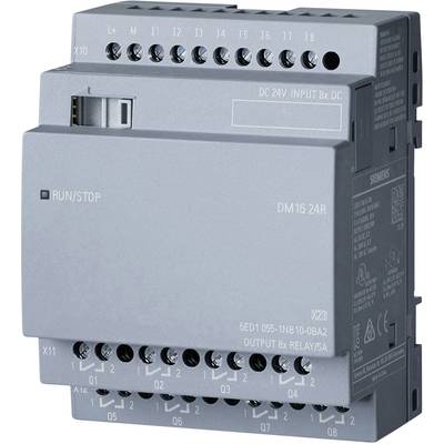Siemens LOGO! DM16 24R 0BA2 PLC add-on module 24 V DC