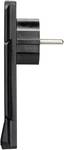 Smart plug black flat plug