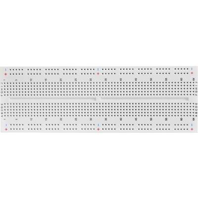 TRU COMPONENTS 0165-40-1-32010 Breadboard   Total number of pins 840 (L x W x H) 167.3 x 57.15 x 8.4 mm 1 pc(s) 
