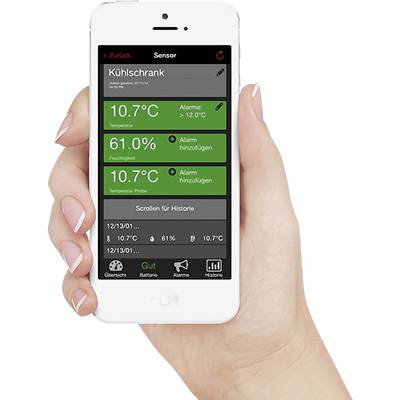 Techno Line Mobile Alerts MA10001 Starter Set Mobile Alerts MA 10001 + Gateway Wireless thermometer Max. number of senso