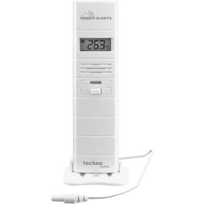 White temperature sensor with digital display showing '26.3 °C'. The 'MOBILE-ALERTS' logo is visible at the top.