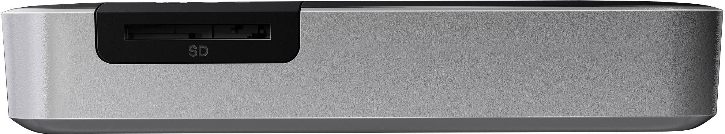 Western Digital My Passport Wireless 1 TB Wi-Fi HDD USB A (USB 3.2 1st gen), Card reader, Wi-Fi 802.11 b/g/n Black WDBK8-4