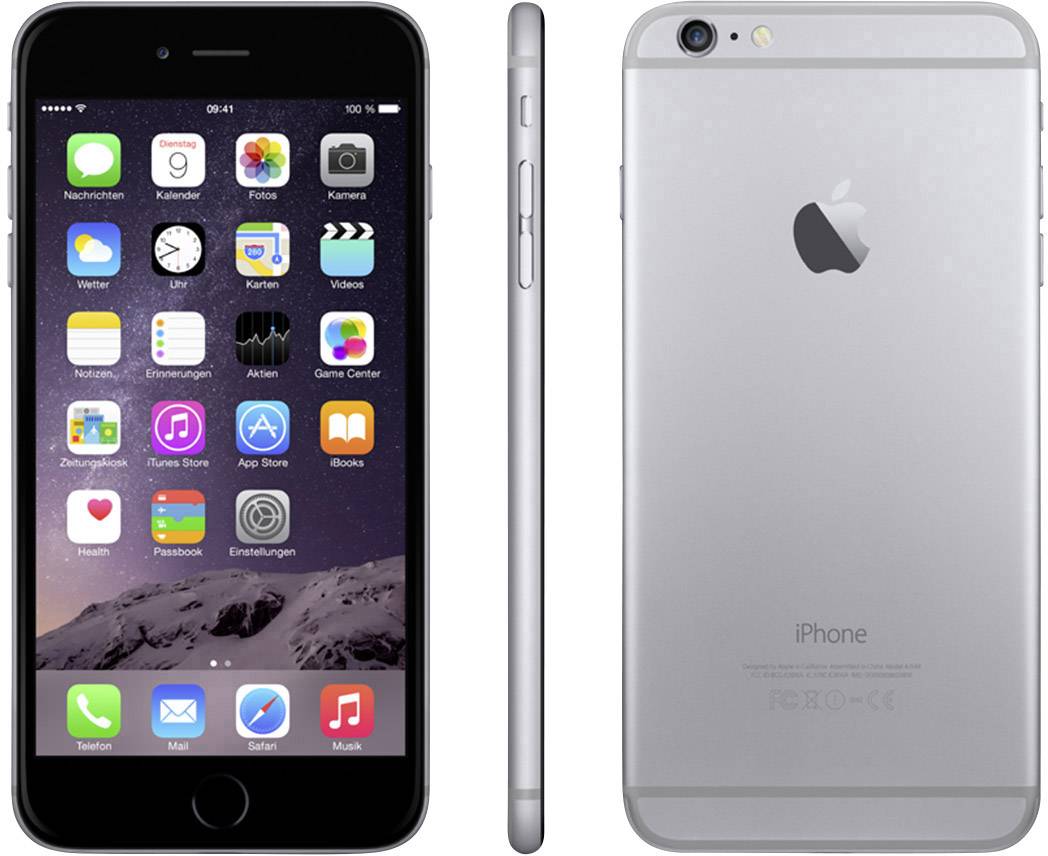 Apple iPhone 6 Plus iPhone 128 GB 14 cm (5.5 inch) Spaceship grey iOS 8 ...