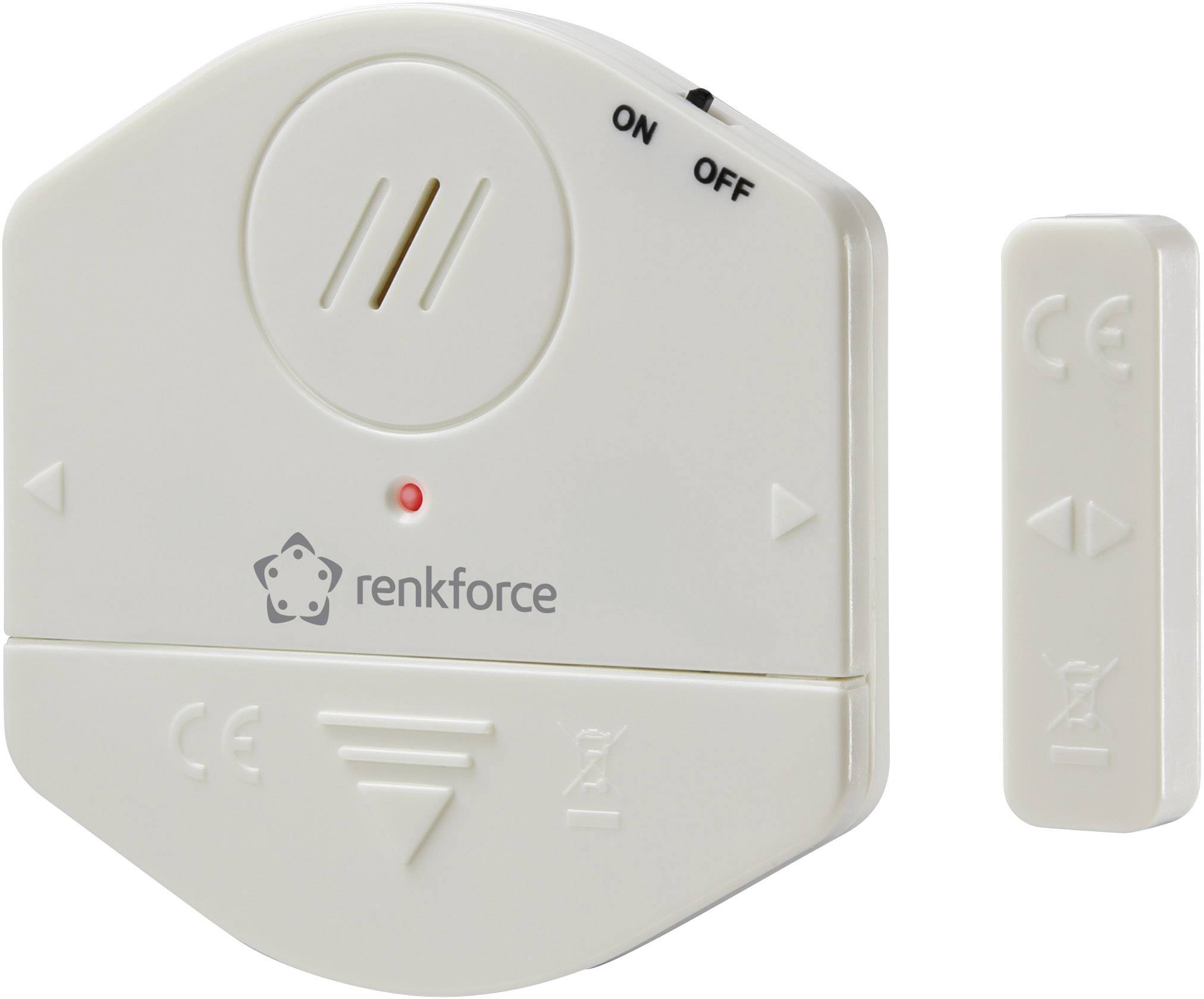 Renkforce Door Window Alarm Incl Solar Cell 100 Db 1270198