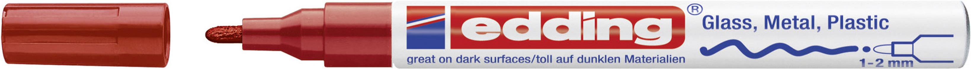 Edding Glanzlackmarker 4-751-9-002 Paint marker Red 1 mm, 2 mm