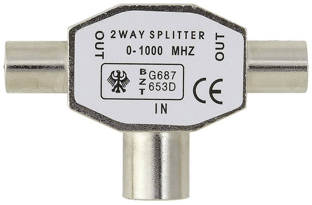 Belkin Splitter Antenna TV Coax/2xCoax M/F Antenna Y adapter Belkin