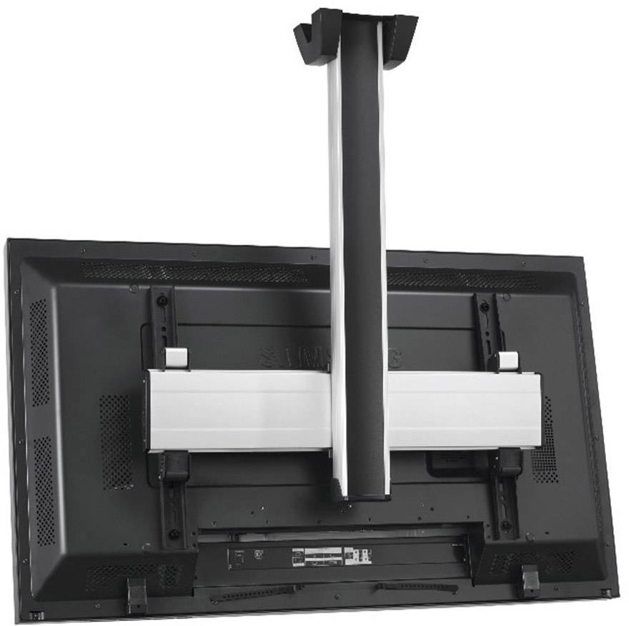 Back of a television or monitor with a special wall mount.