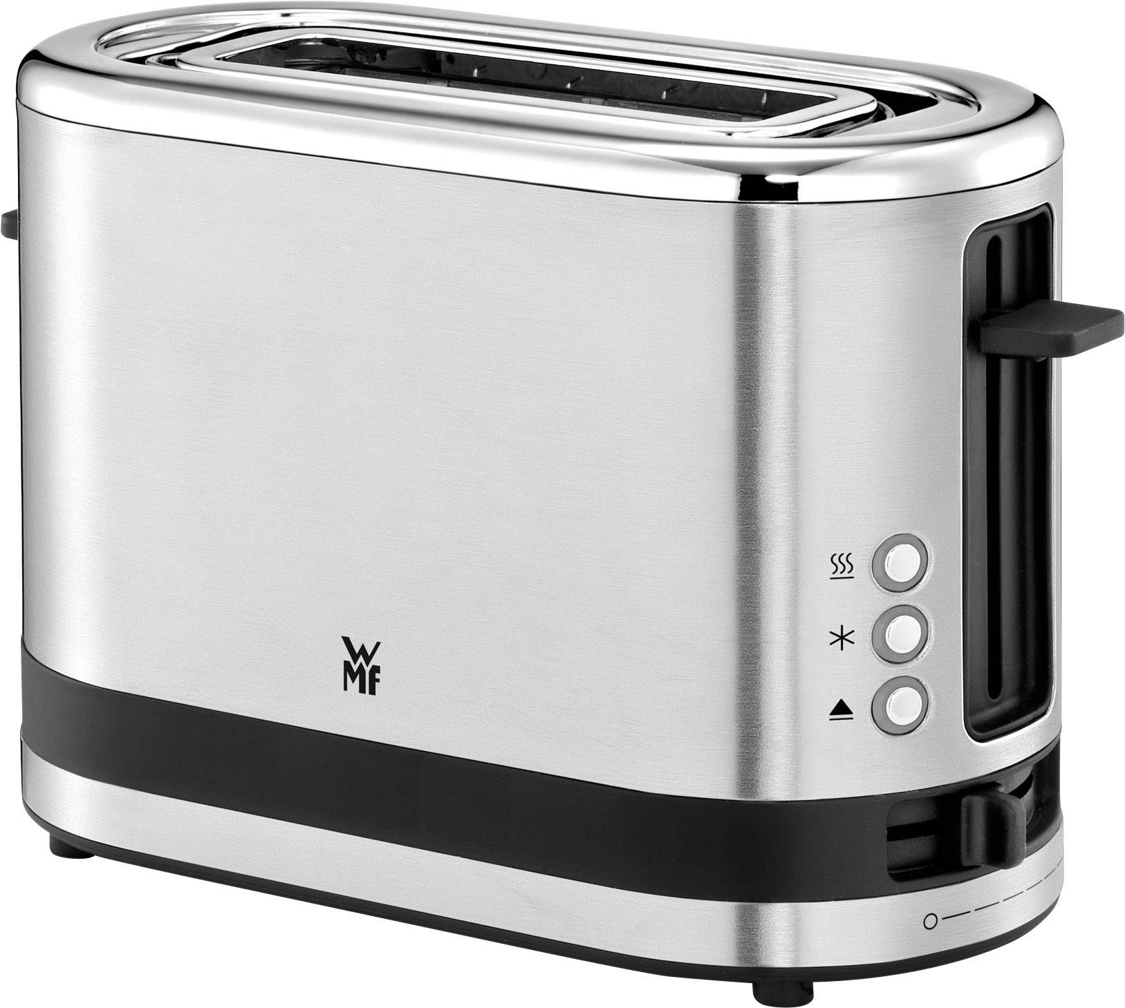 WMF Toaster Toaster with built-in home baking attachment Stainless steel, Black