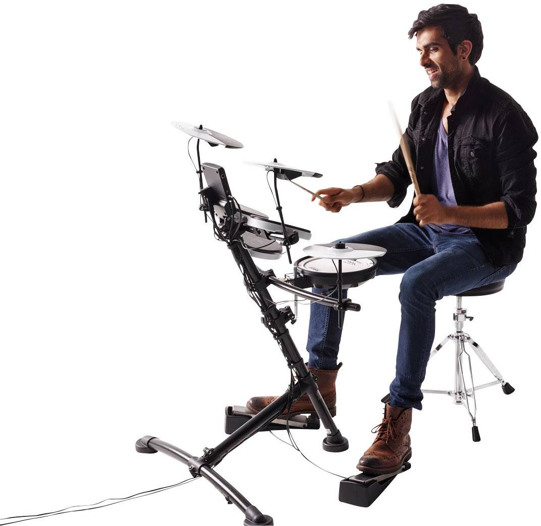 Roland TD1KV Edrum Black, Silver incl. cymbals, incl. foot pedal