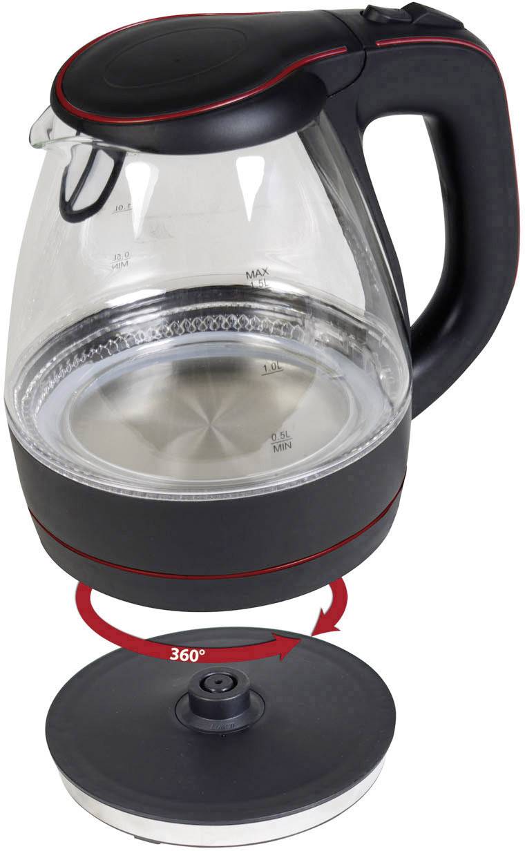 TKG Team Kalorik JK 1022 BR Kettle Glass Capacity: 1.5 l-1