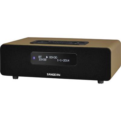 Sangean DDR-36 BT Desk radio DAB+, FM AUX, Bluetooth Brown-0