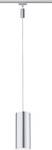 URail LED Pendulum Barrel 370lm 6W 2700K 230V chrome matt, anodized aluminum