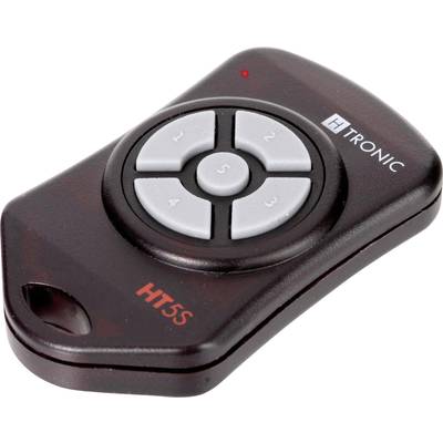 H-Tronic HT5S Wireless transmitter  5-channel Frequency 868.35 MHz, 869.05 MHz, 869.55 MHz 3 V Max. range (open field) 1