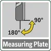 Symbol image for Bosch Home and Garden PLR 50 C Laser range finder Touchscreen, Bluetooth, Data logger app 50 m