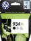 A pack of HP 934XL printer cartridge, Black, with a butterfly pictured on green leaves.