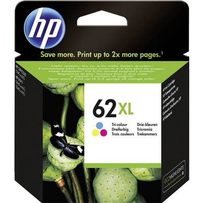 HP Ink 62XL Original  Cyan, Magenta, Yellow C2P07AE