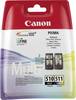Canon Ink cartridge PG-510 / CL-511 Original Set Black, Cyan, Magenta, Yellow 2970B010 Ink