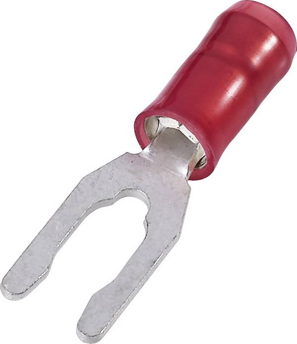 TE Connectivity 34080 U terminal 0.206 mm² 1.605 mm² Hole Ø=3.51 mm Partially insulated Red 1 pc(s)