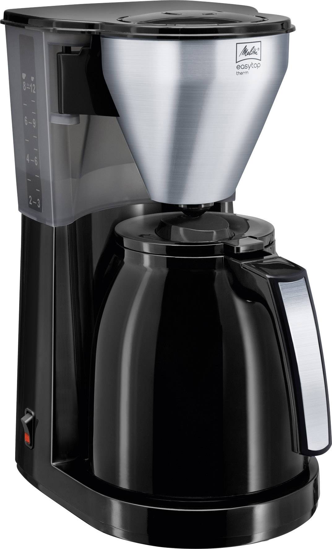 Melitta Easy Top Therm Coffee maker Black Cup volume=8 Thermal jug Conrad.com