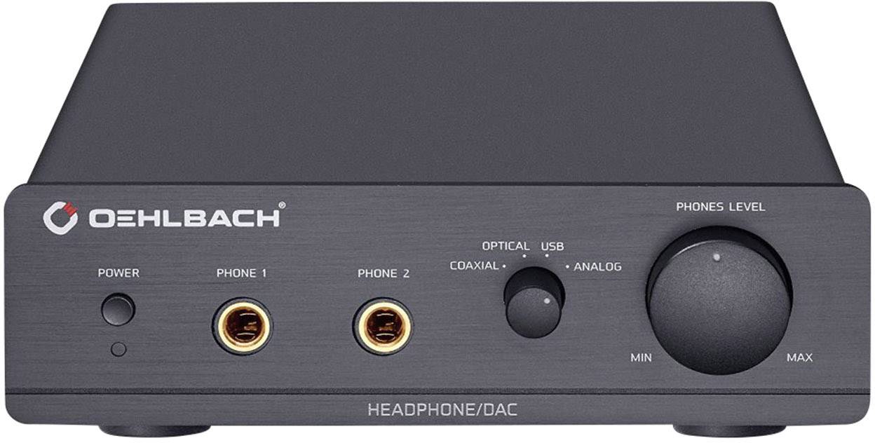 Oehlbach XXL® DAC Ultra Schwarz USB Audio DAC 0 Hz - 24 Hz 384 GS/s ...