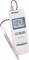 Digital pH meter with display showing a value of 10.43. Device for determining the acidity of liquids.