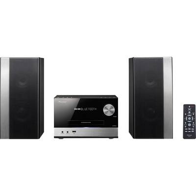 Pioneer X-PM12 Audio system AUX, Bluetooth, CD, USB, FM, 2 x 38 W Black, Silver