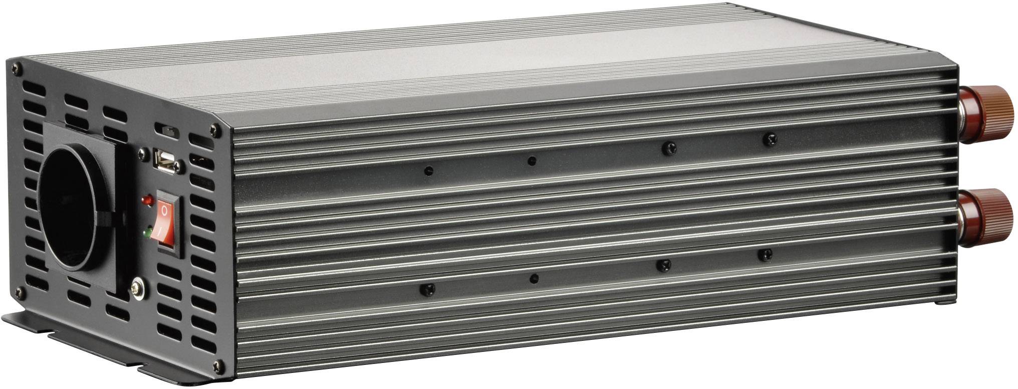 Inverter VOLTCRAFT MSW 2000-24-F 2000 W 24 V DC 21 – 30 V DC Screw terminals PG socket (FR)