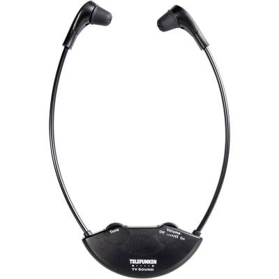   Telefunken  TV Sound T90103  TV    In-ear headphones  Infrared (1076749)    Black    Volume control