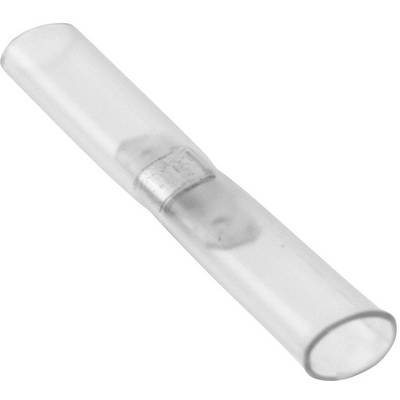 Transparent heat-shrink sleeves with integrated solder ring, for cable connection and sealing through heat treatment.