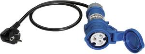Benning 044144 Test lead adapter  PG plug - CEE Cara connector  Blue