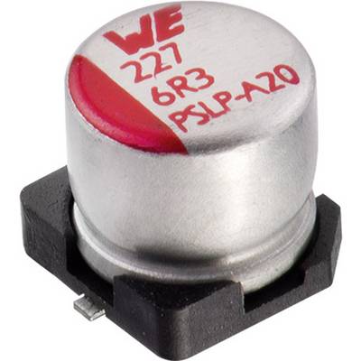 Würth Elektronik WCAP-PSHP 875115552001 Electrolytic capacitor SMD 68 µF 25 V 20 % (Ø x H) 8 mm x 8.7 mm 1 pc(s)-0