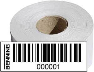 Benning 756302 756302  Barcode labels  1 pc(s)