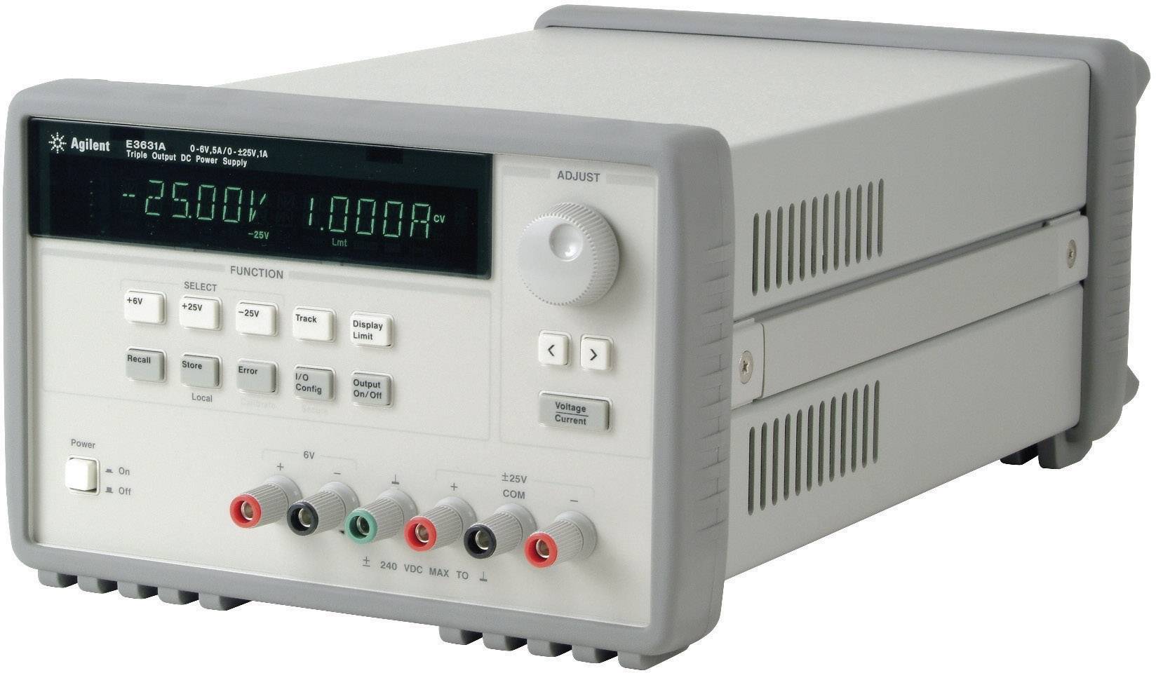 Agilent Technologies E3631A Bench Power Supply, +6V / +25V / -25V (2050001209955)