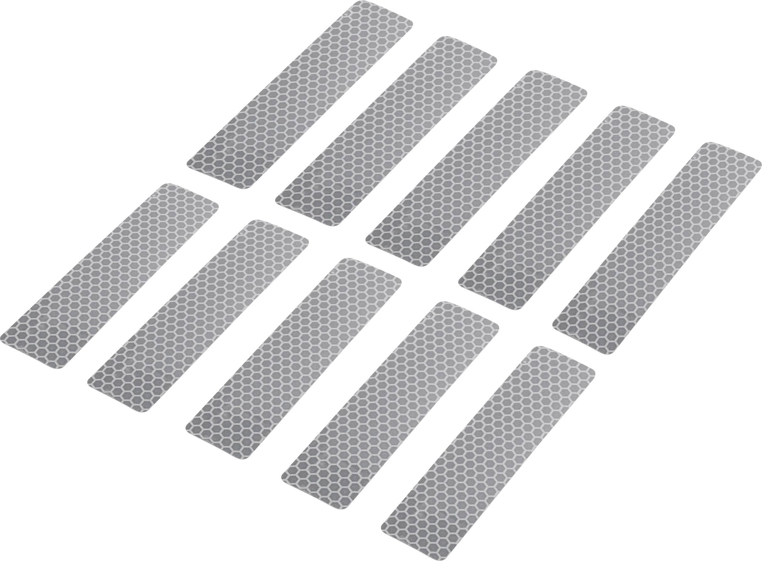 TOOLCRAFT RTS25/100-SV 1564163 Adhesive strips RTS Silver (L x W) 100 mm x 25 mm 10 pc(s)