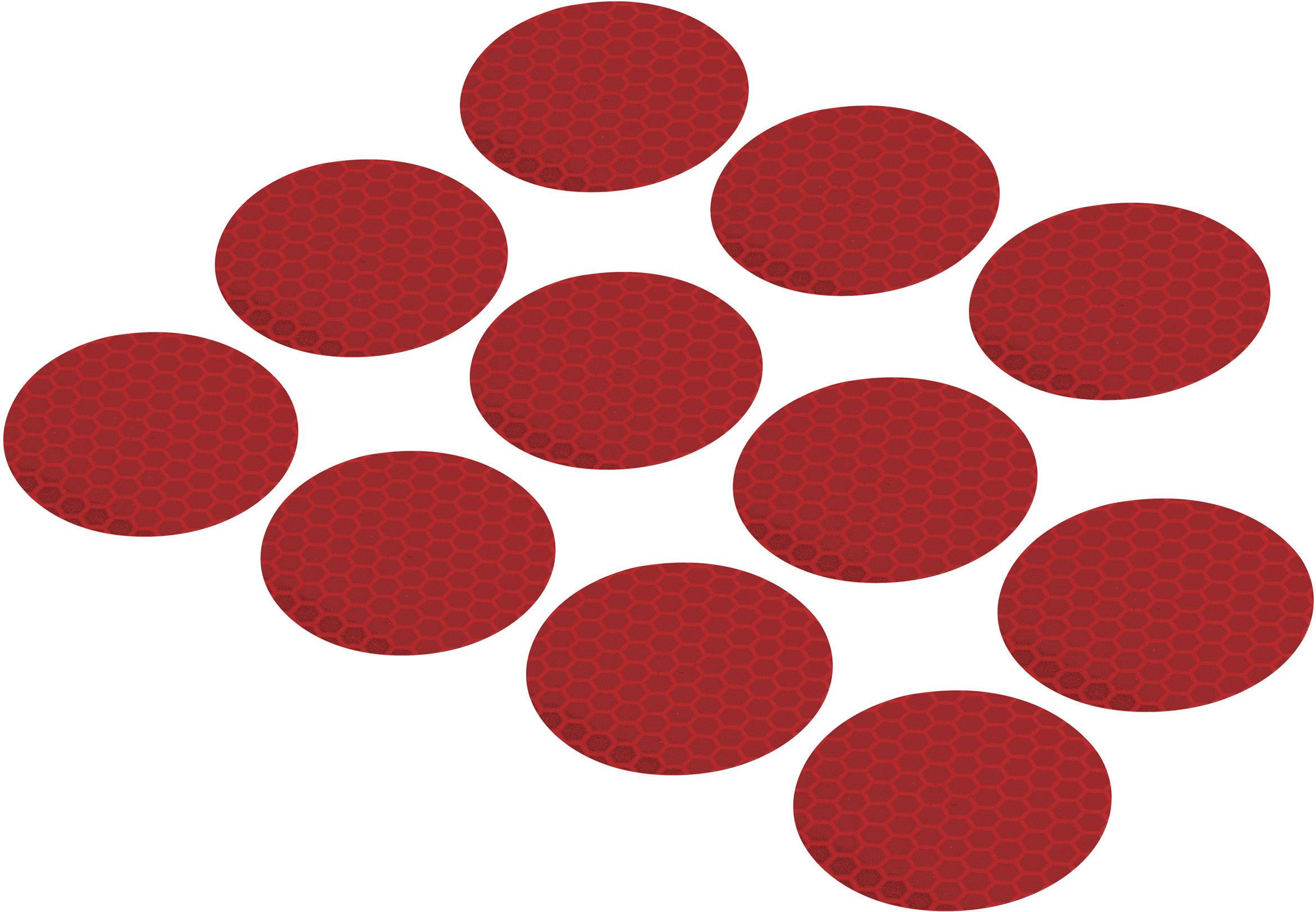 TOOLCRAFT RTS40-RD 1564167 Adhesive dots RTS Red (Ø) 40 mm 11 pc(s)