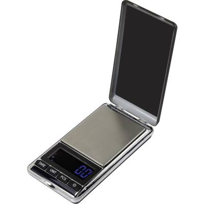 Basetech SJS-60007  Pocket scales  Weight range 500 g Readability 0.1 g battery-powered Silver