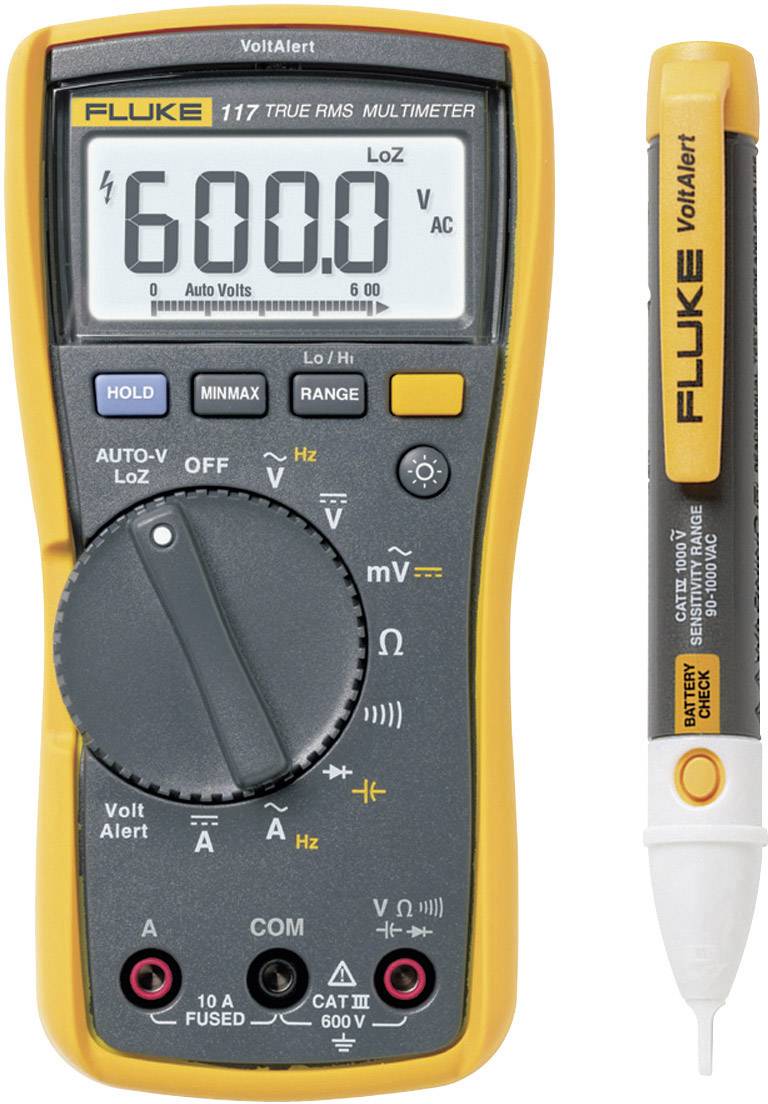 Fluke 117 Digital multimeter Fluke 117 with Fluke 2AC VoltAlert