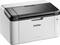 A compact, white laser printer with a black lid and the 'Brother' logo on the front.