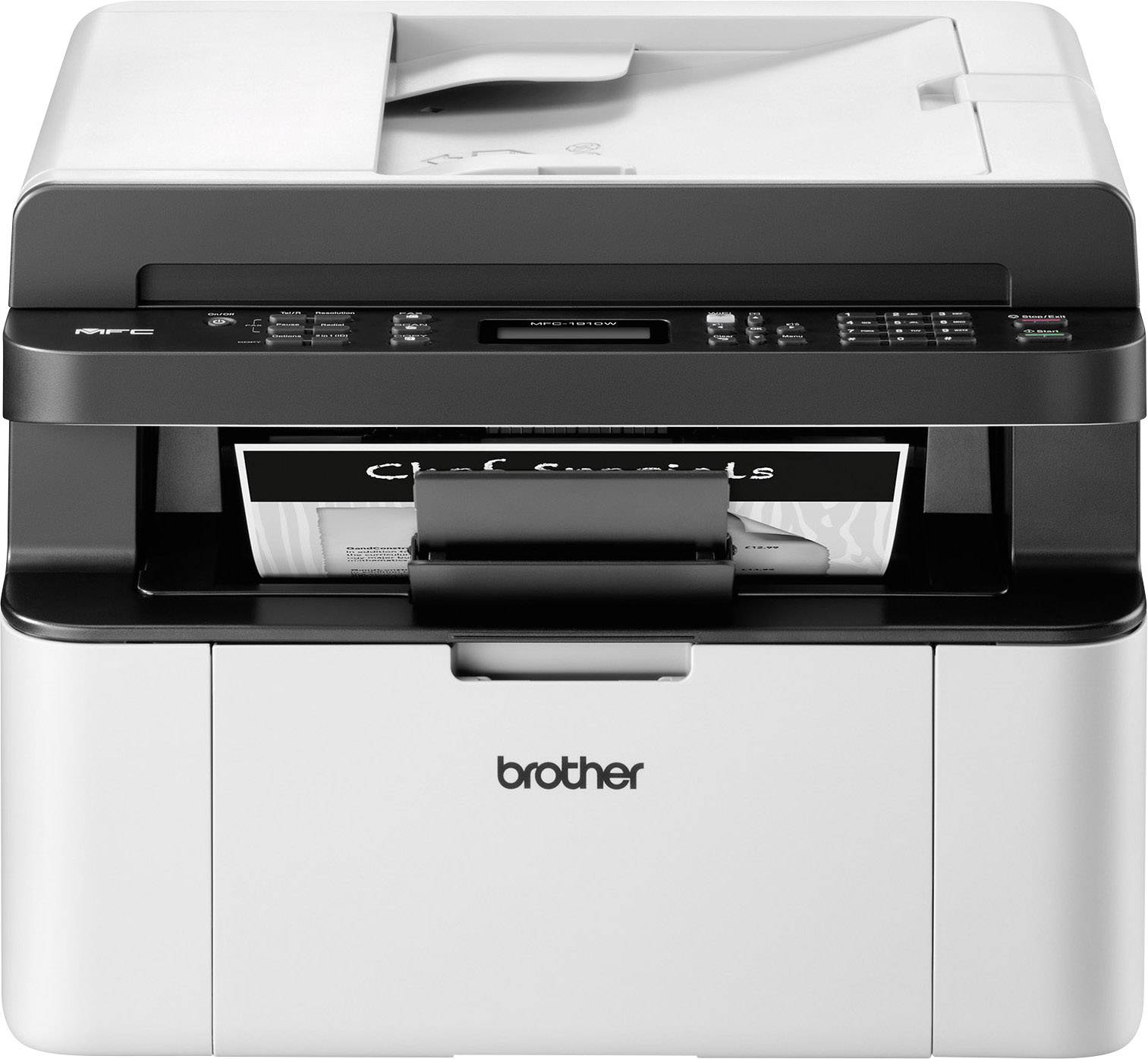 Brother MFC-1910W Mono laser multifunction printer A4 Printer, scanner, copier, fax USB, Wi-Fi, ADF