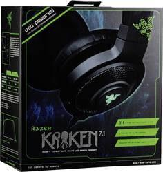 Razer Kraken 7 1 Gaming Headset Usb Corded Over The Ear Black Conrad Com