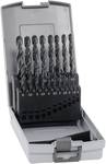 Metal drill bit set, 19-piece.