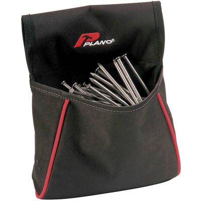 Black case with red accents, filled with silver bars. The case has a red brand print on top.