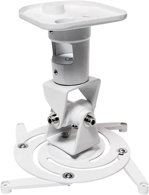 LogiLink BP0003 Projector ceiling mount Tiltable, Rotatable Max. distance to floor/ceiling: 22 cm White