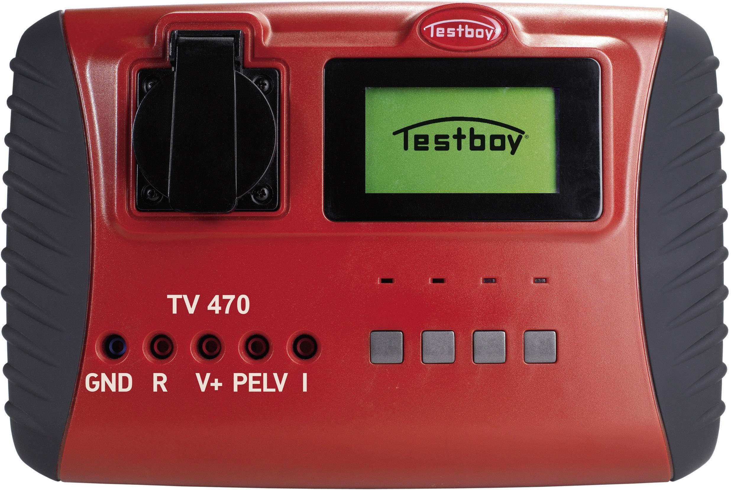 Testboy TV 470 Equipment tester Calibrated to (DAkkS standards) VDE standard 0701-0702, 0751