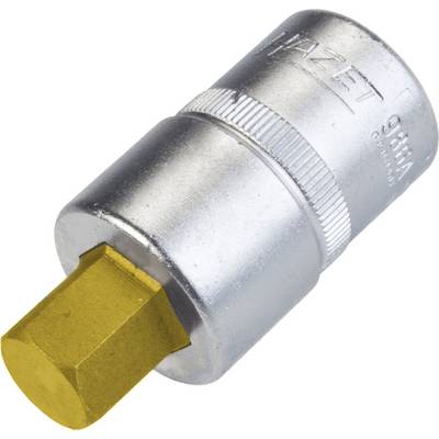 Hexagon socket metal nut, 'HAZET' brand mark embossed on the top surface, suitable for torque wrenches.