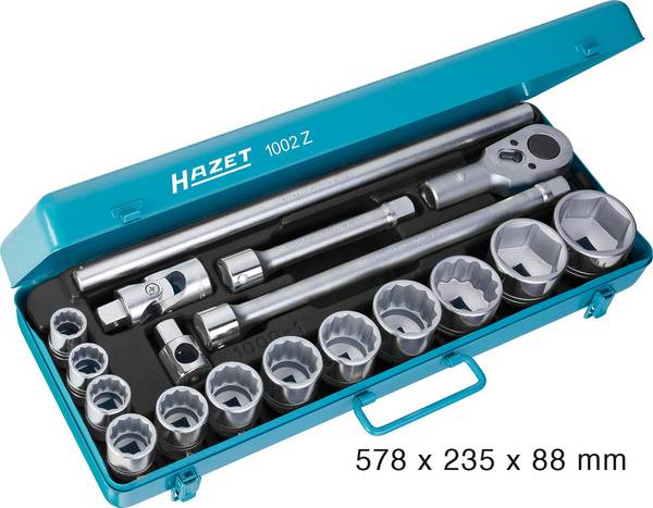 Hazet  Bit set Metric 3/4" (20 mm) 18-piece 1002Z