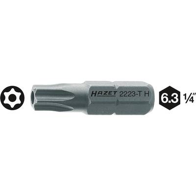 Hazet Torx bit, model 2223-TH, size 6.3, suitable for 1/4-inch drives.