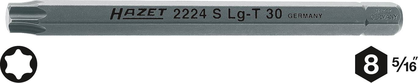 Hazet 2224SLG-T50 Torx bit T 50 Special steel C 8 1 pc(s)